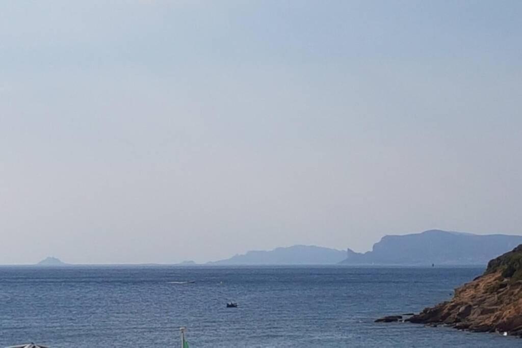 T2 Magnifique Vue Mer Panoramique Six-Fours-les-Plages Exteriér fotografie