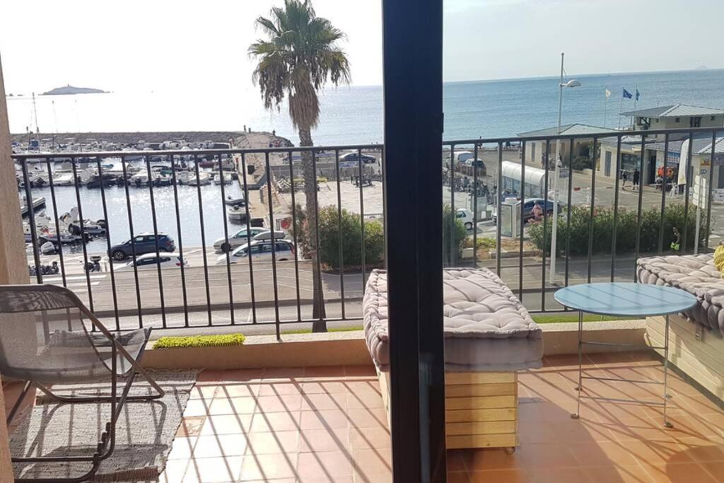 T2 Magnifique Vue Mer Panoramique Six-Fours-les-Plages Exteriér fotografie
